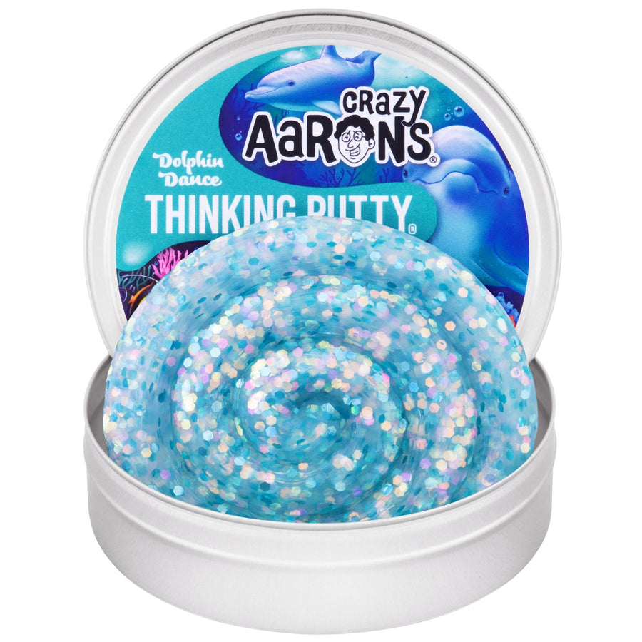 Dolphin Dance - 3.5" Thinking Putty Tin N0